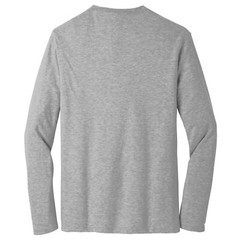 New District DT6200 Very Important Tee Long Sleeve T-Shirt S, M, L, XL Lt Gray