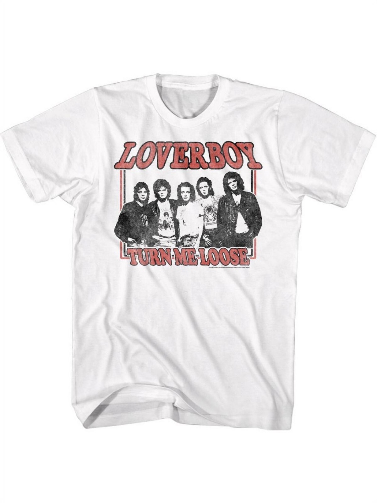 Tour Loverboy White Cotton Size S To 4XL Tee Shirt Gift For Fan