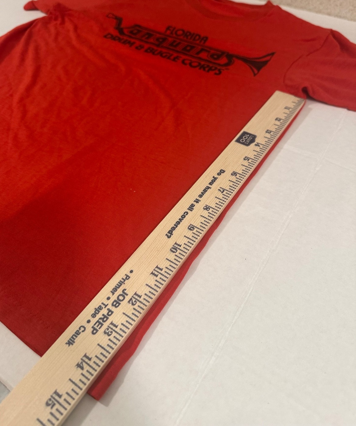 Vintage 70s Florida Vanguard Drum Bugle Corp T Shirt Mens size unknown gallery