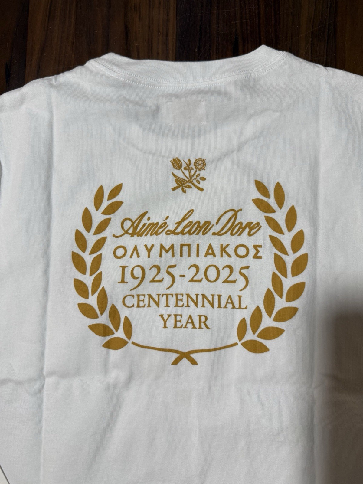 Aime Leon Dore ALD / Olympiacos F.C. Centennial Tee White T-Shirt Men’s Size XL gallery