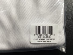 ATHLETIC WORKS VIVID WHITE SHORT SLEEVE T-SHIRT NEW SIZE 4XL (58-60) LAST ONE!