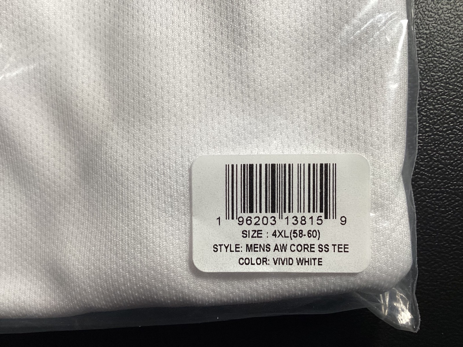 ATHLETIC WORKS VIVID WHITE SHORT SLEEVE T-SHIRT NEW SIZE 4XL (58-60) LAST ONE! gallery