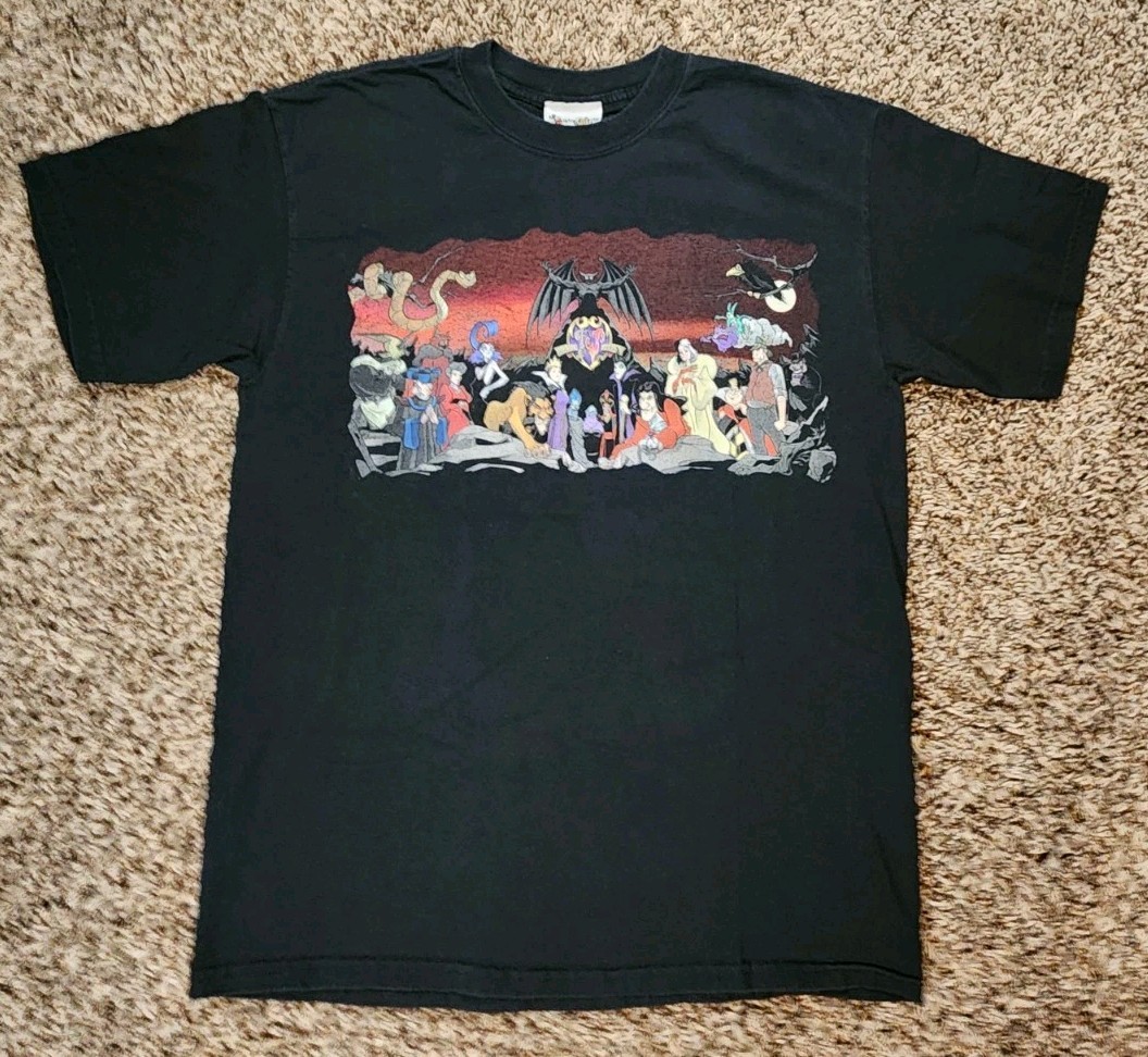 Vintage 90s Disney Villains Disney World Shirt Sz L gallery
