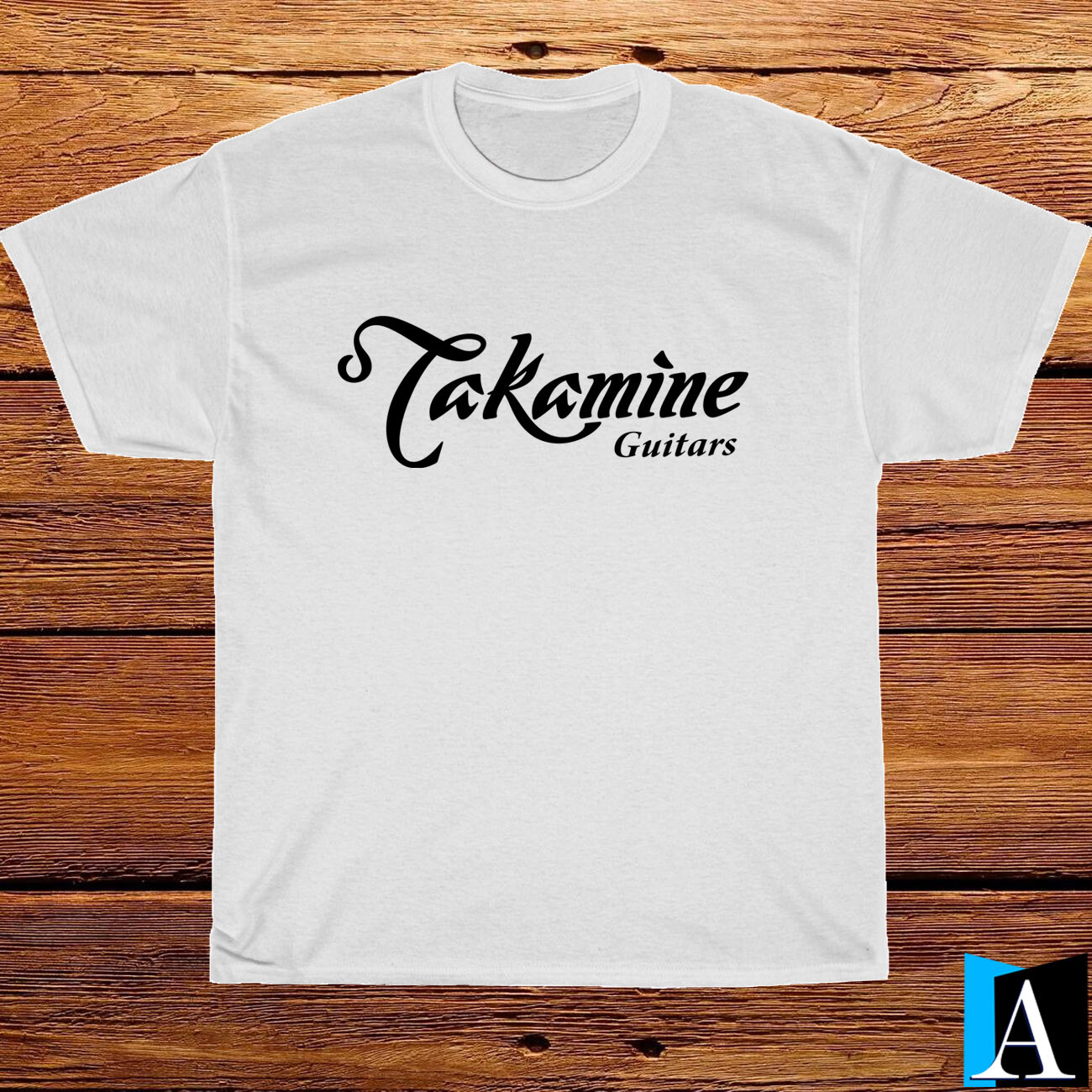 New Shirt Takamine Guitars Music Logo T-Shirt Black/White/Grey/Navy Size S-5XL gallery