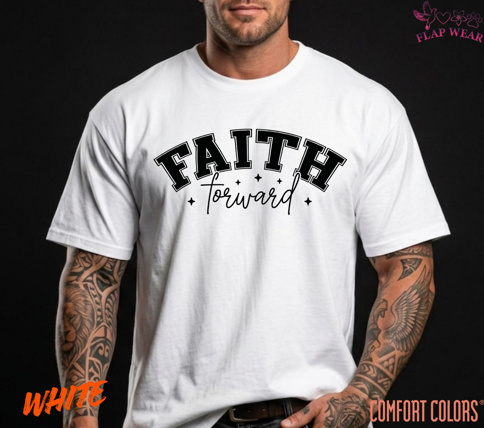 Unisex Faith Forward T-Shirt, Men T shirt,Women T shirt Gift ReligionTop gallery