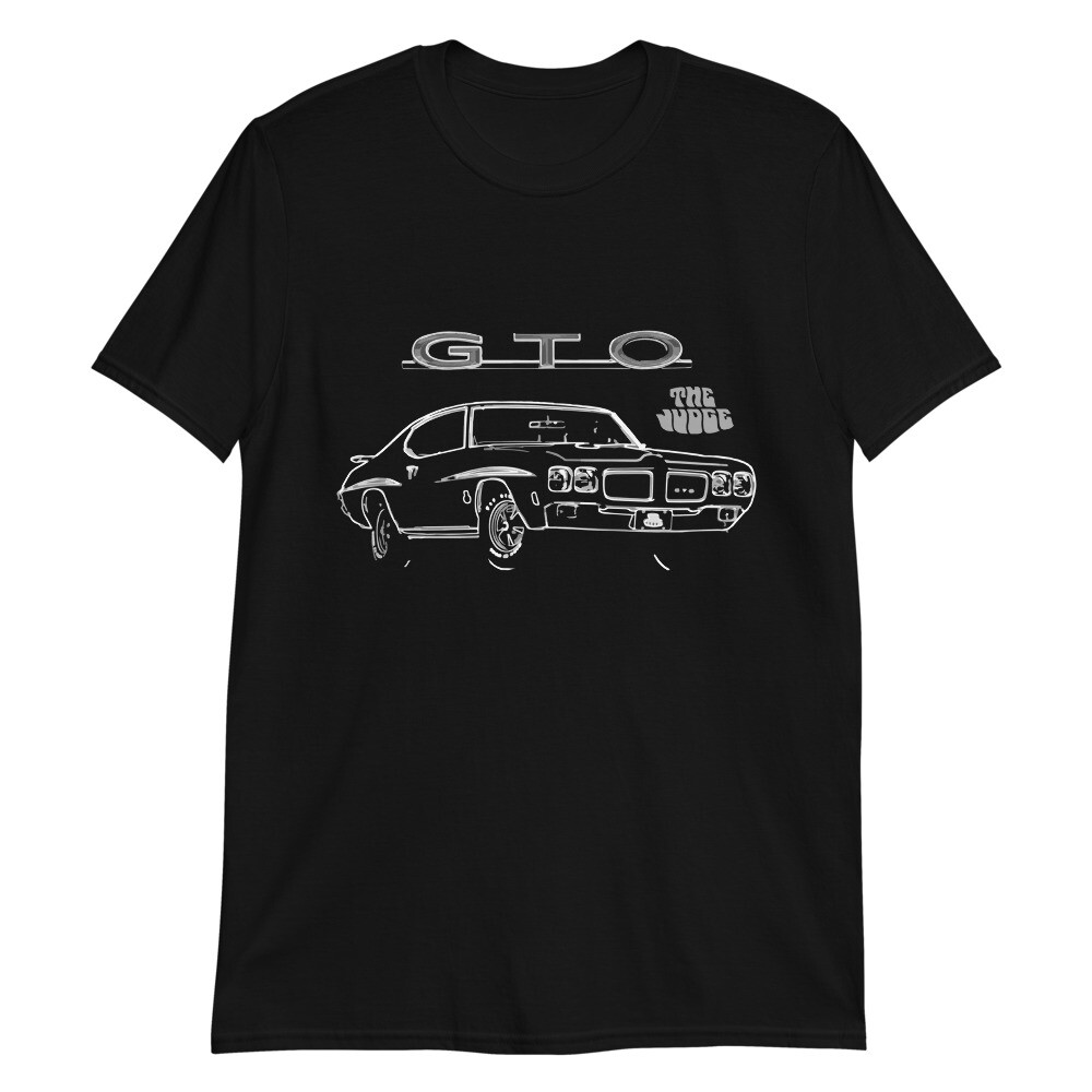 1970 GTO Judge RA IV Muscle Car Collector Cars Owner Gift Short-Sleeve T-Shirt gallery