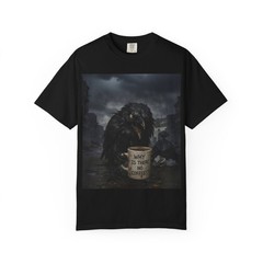 Raven Mad | Why Is There No Coffee? | Heavyweight Uni-sex Tee