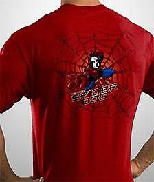 Peter Barker Spider Dog Big Dogs Tee Shirt XLarge 2X 100% Cotton Deep Red New gallery