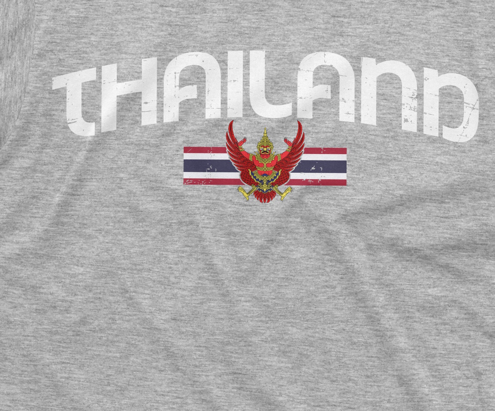 Men's Thailand T-shirt Thai Flag Coat of Arms Country Heritage Diaspora Shirt gallery