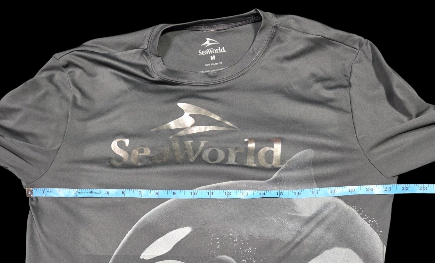 Sea World Graphic Shirt Performance Nature Whale Ocean Long Sleeve Adult Medium gallery