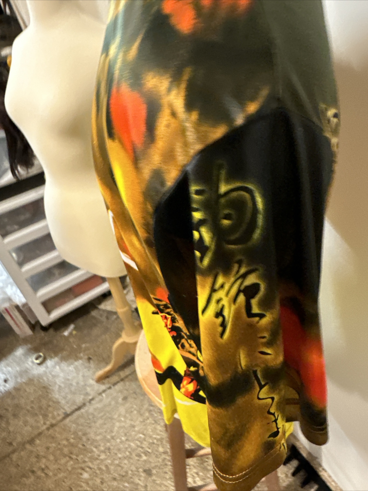 SPEED DEMON Asian warrior Flames Super SS T-Shirt Large RN52469 gallery
