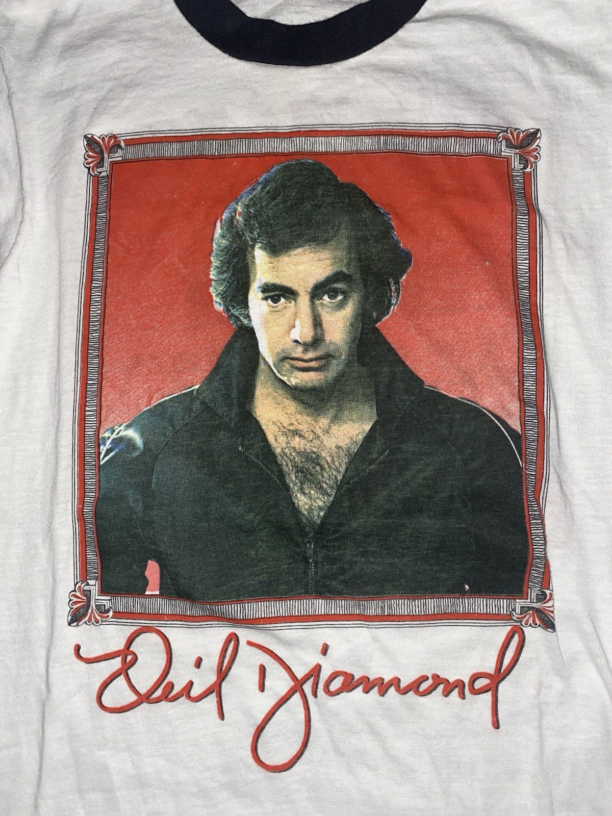 Vtg Neil Diamond Live At The Forum 1983 Shirt Size Medium gallery