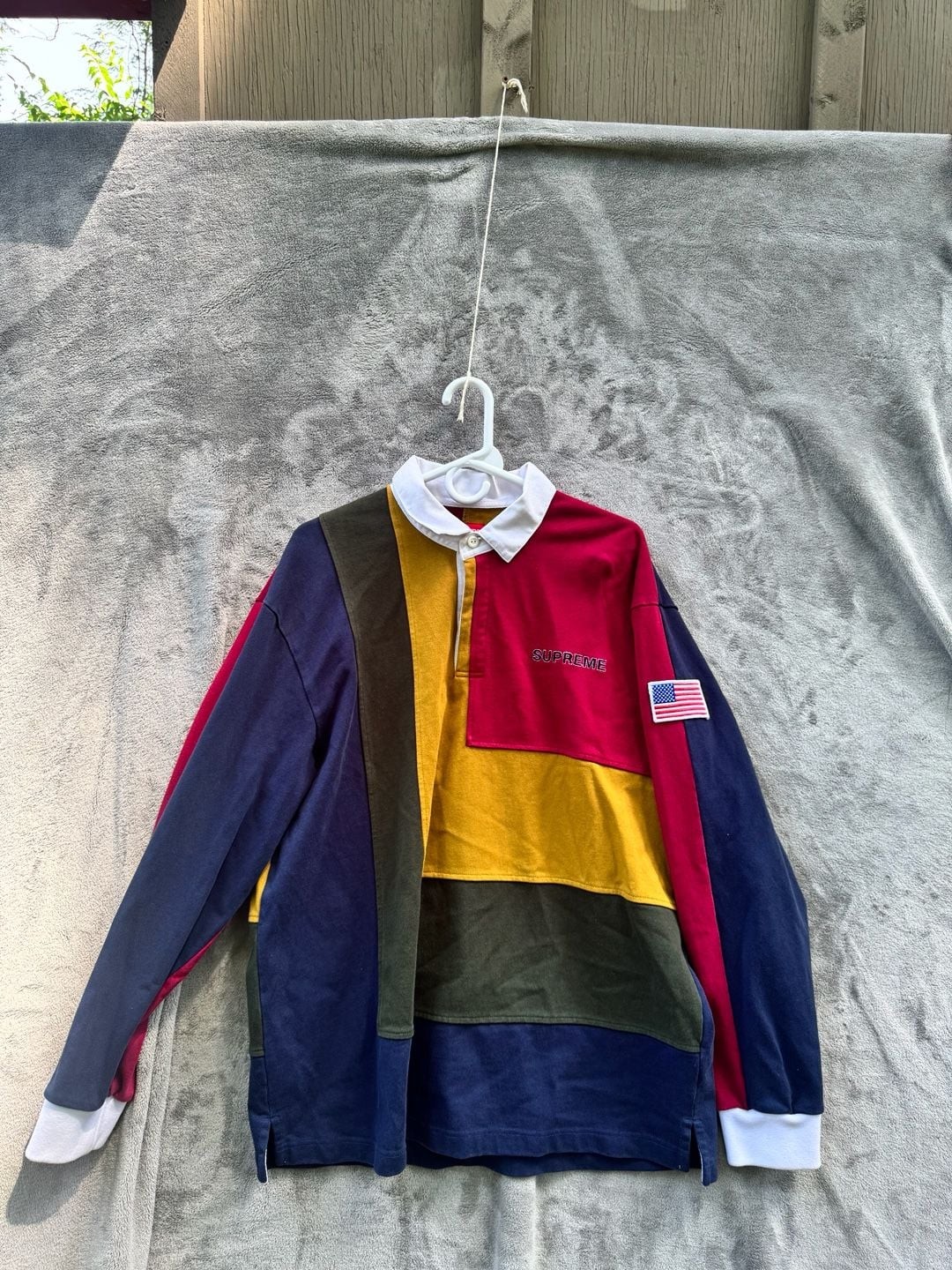 Supreme SS20 7’s Colorblock Rugby Shirt