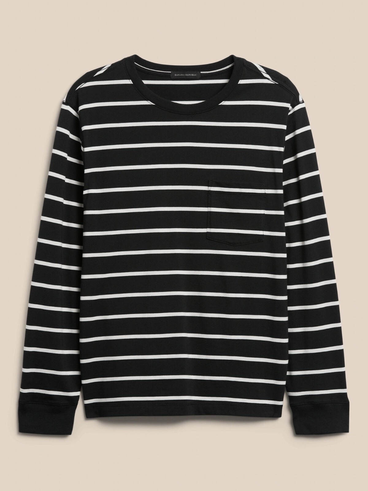 BANANA REPUBLIC Authentic SUPIMA® Long-Sleeve T-Shirt #801197 gallery