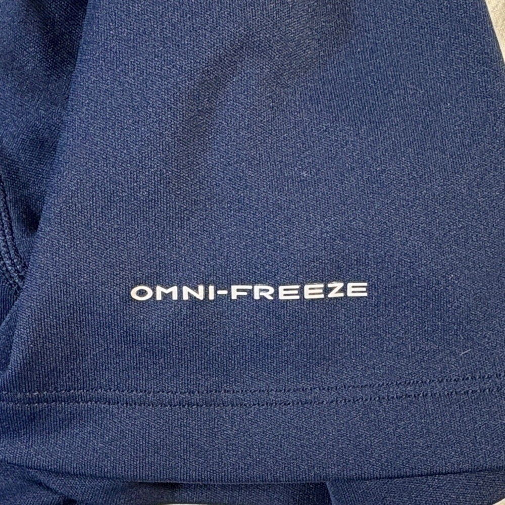 Columbia Navy Omni-Freeze Zero Performance Shirt Men's Large Cooling Tee gallery