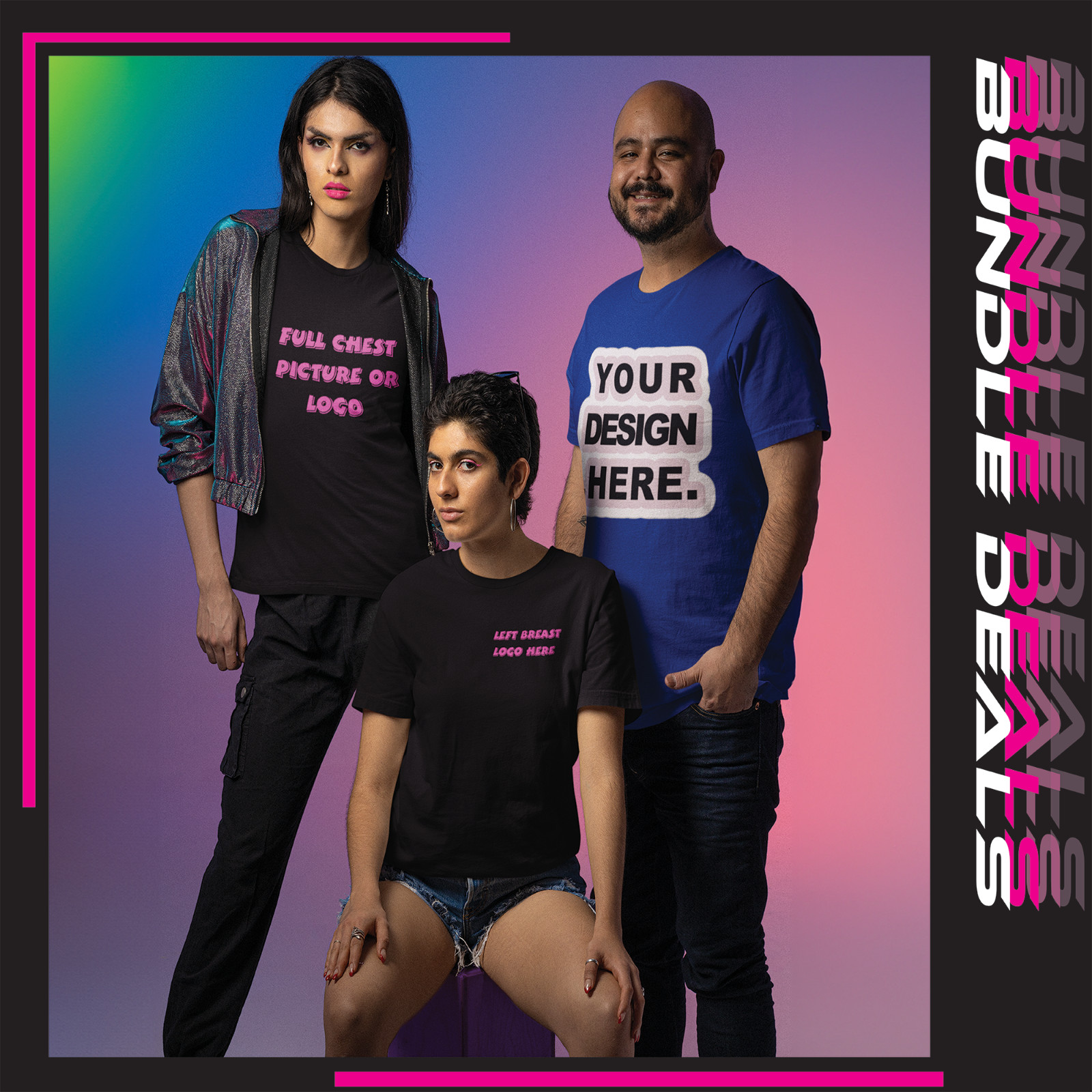 Personalised T-Shirt Custom Printed T-Shirt Logo Text Printed Unisex Work Party gallery