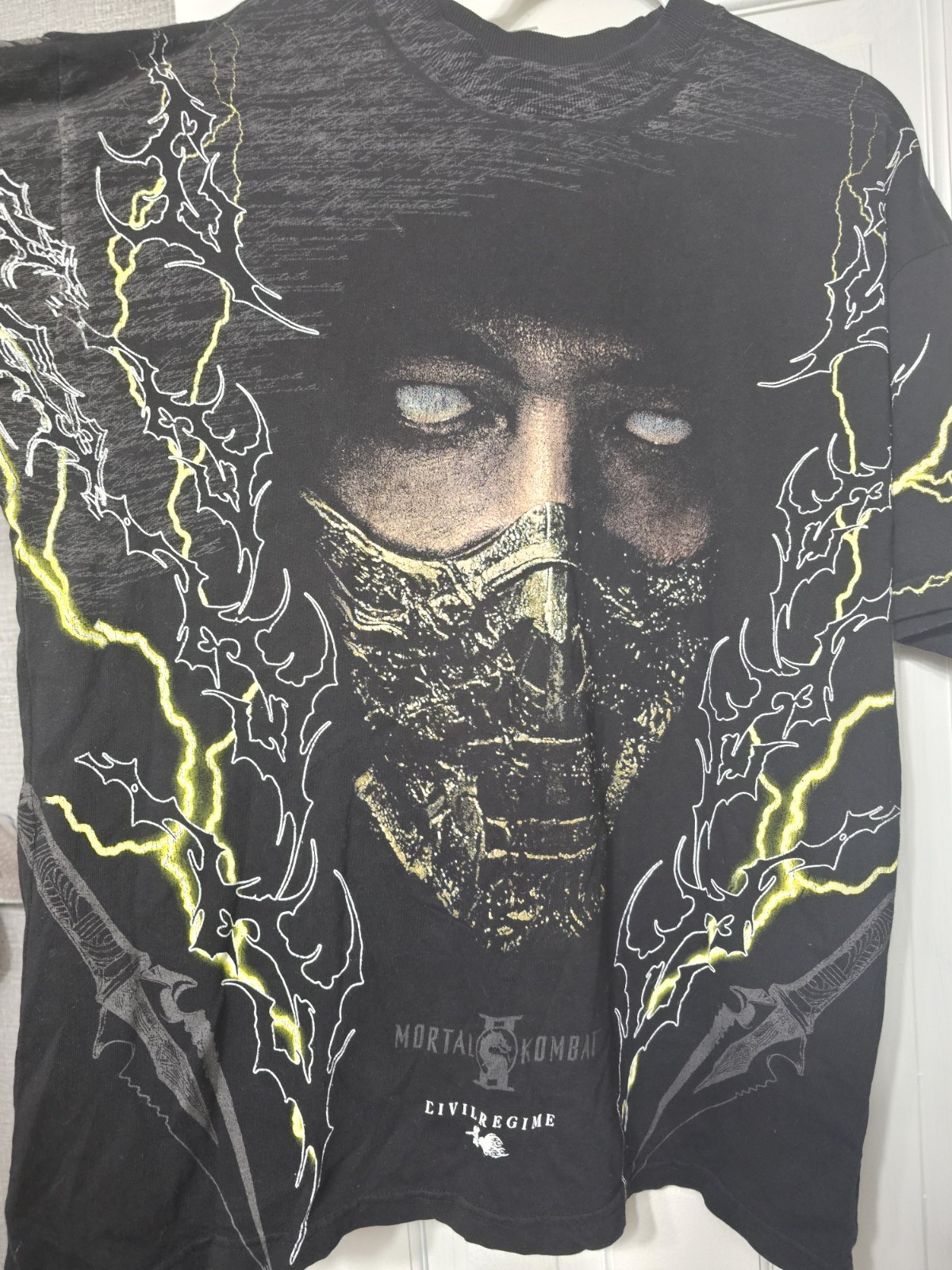 Civil Regime x Mortal Kombat Scorpion Graphic Tee Black Size Large gallery
