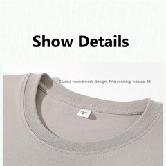 6 PCS Men’s Loose Fit Oversized Heavyweight Cotton T-Shirt Short Sleeve (S-3XL)