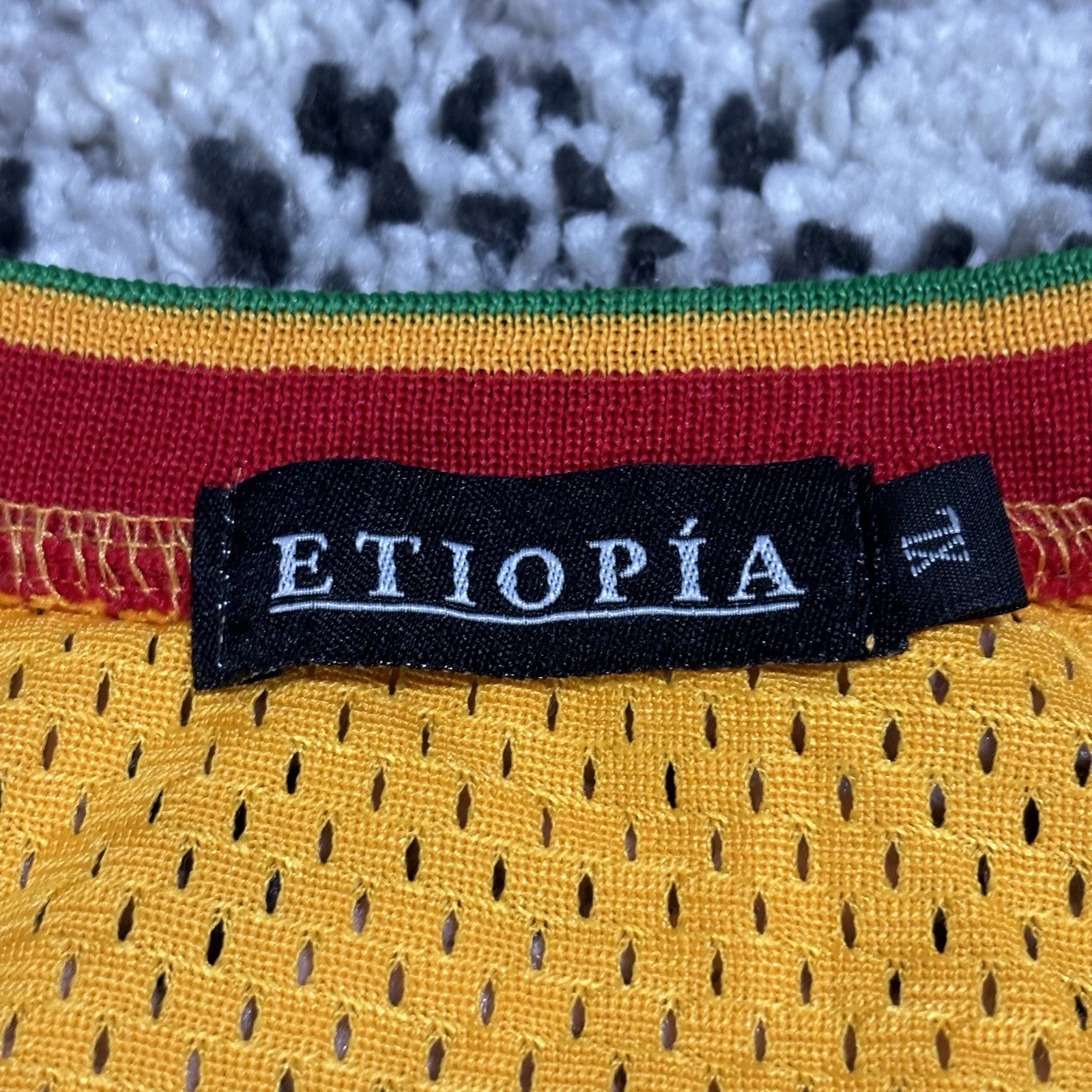 ETHIOPIA Flag Colors Mesh Tank Top Jersey Rasta Reggae Unisex Streetwear gallery