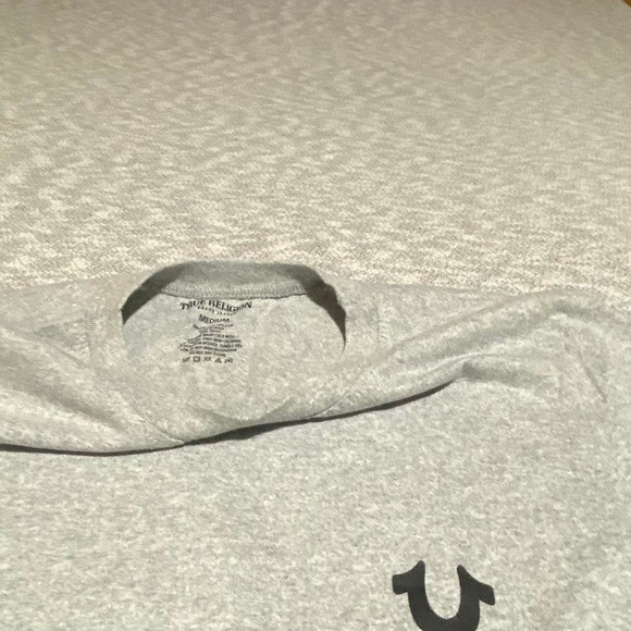 True Religion gray t-shirt short sleeves Size M. SKU-A417 #denim gallery