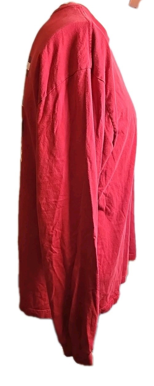 Vintage Nautica Long Sleeve Shirt Men's Size L Red Nautical Flags Made In Canada gallery