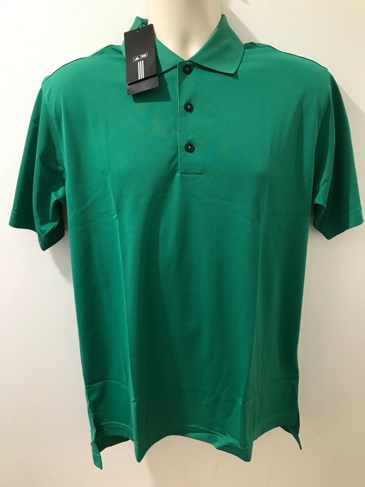 adidas ClimaLite Men’s Size S Green /Black Short Sleeve Polo Golf Shirt $50 NWT