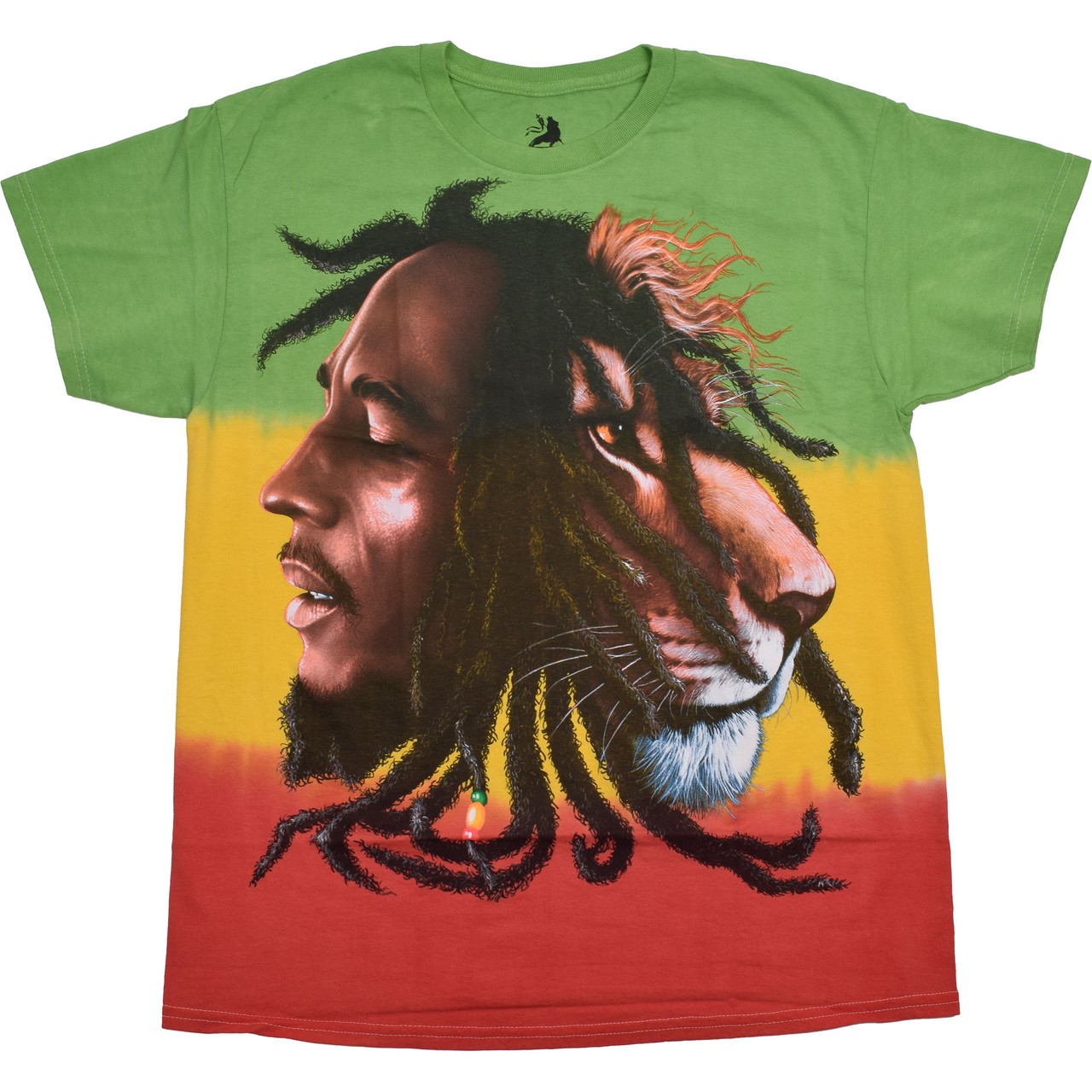 [Limited Edition] Vintage Bob Marley Profiles Tie-Dye T-Shirt Liquid Blue gallery