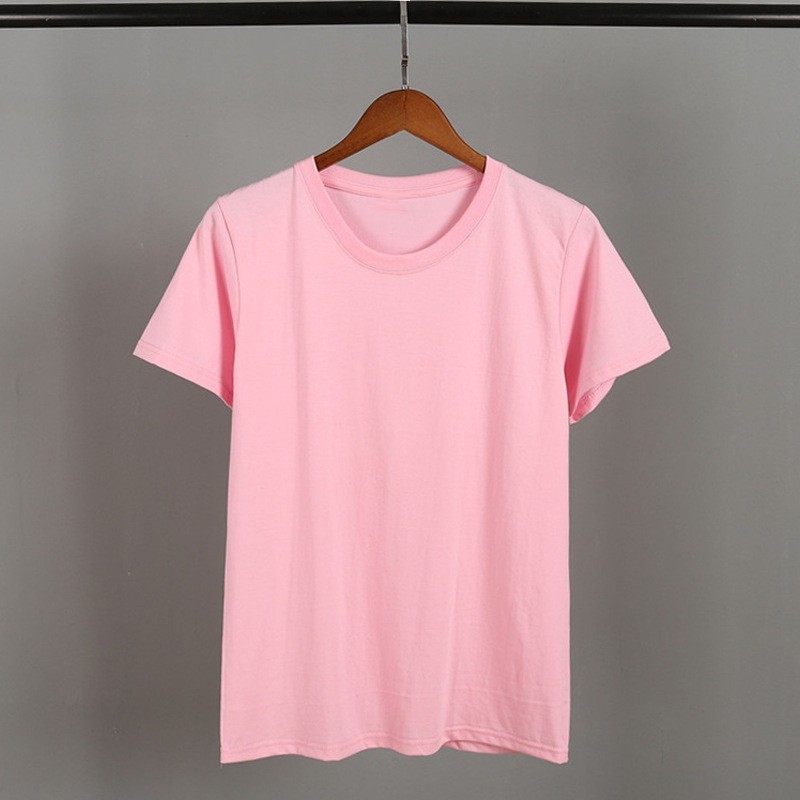 Universal Men's Polyester Fiber Plain Crew Neck Tee Short Sleeves T-Shirt M-5XL gallery