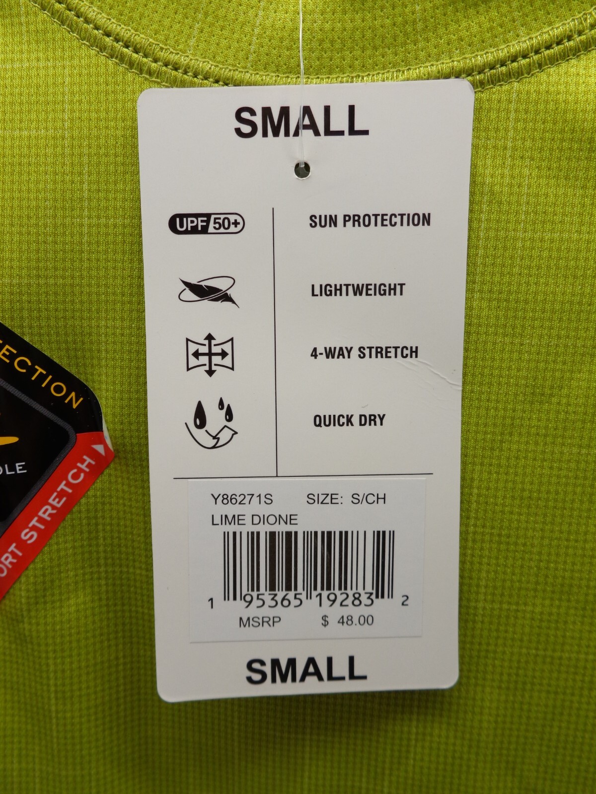 NEW Men's Zeroxposur Sun Protection Top Green Small gallery