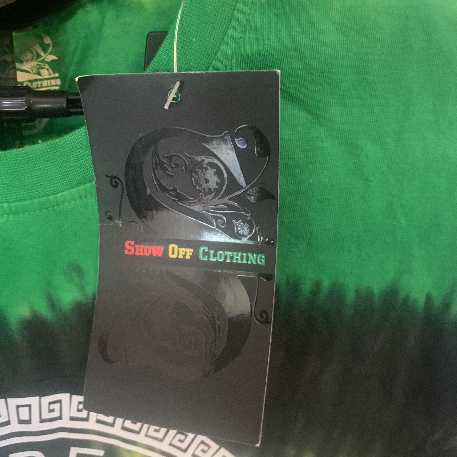 NWT Show Off Clothing Jamaica Good Vibes Only Tie Dye T Shirt Size Large gallery