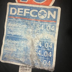VINTAGE DEF-CON Hacking Conference T Shirt Size XL