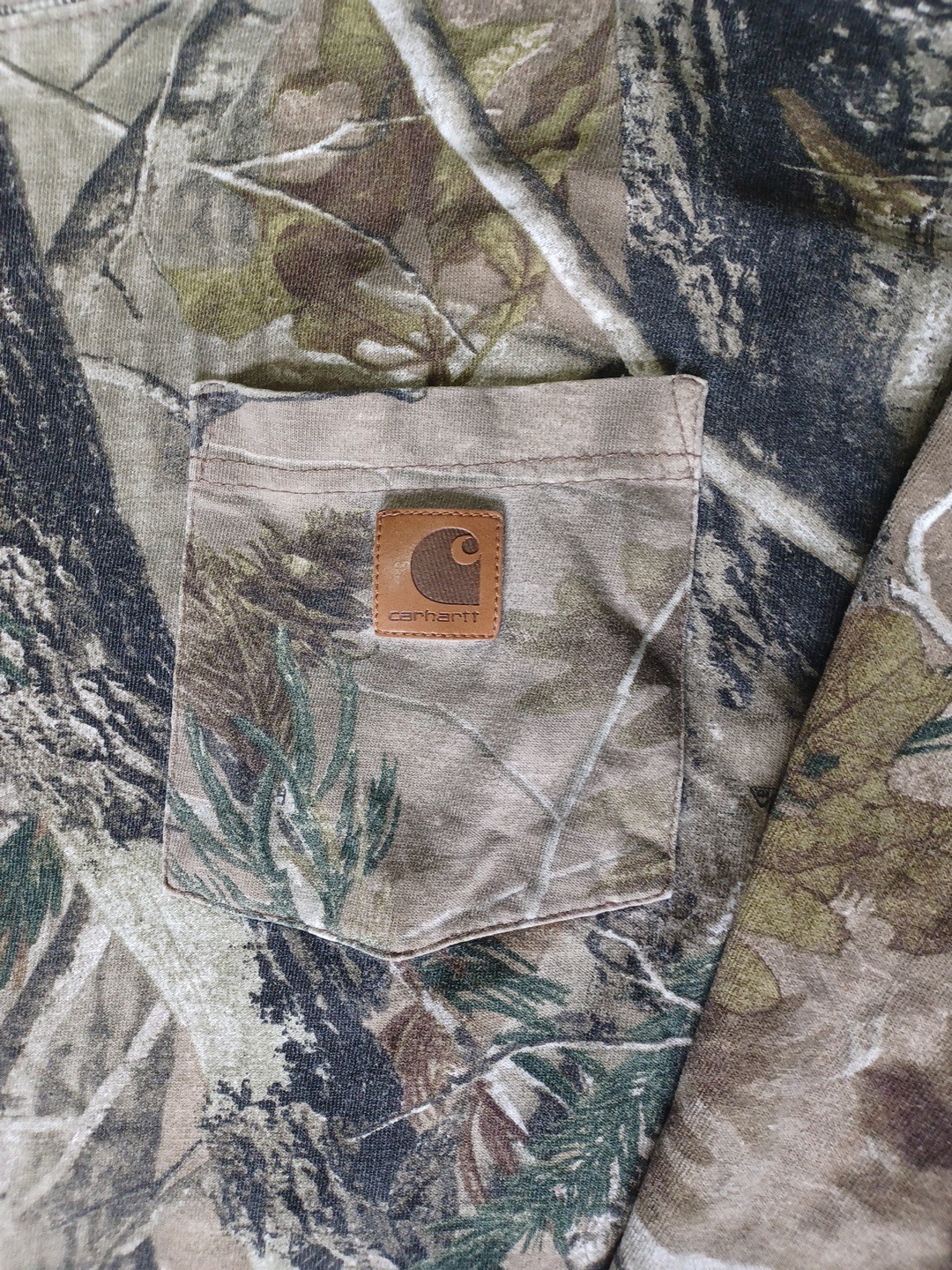 Carhartt Mens Large Long Sleeve Camouflage Realtree Tee Shirt gallery