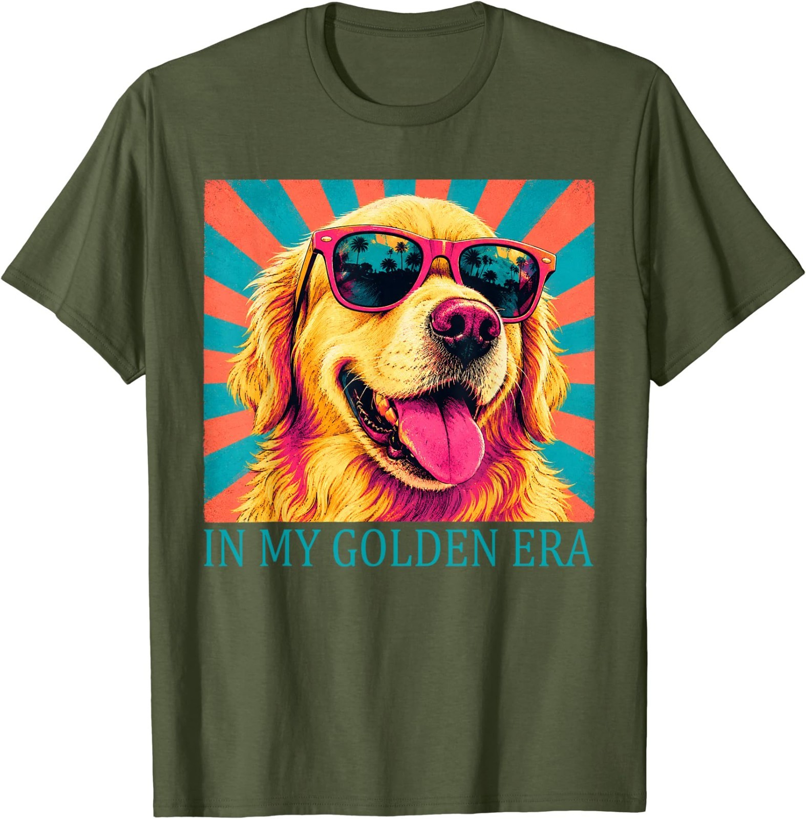 Funny in My Golden Retriever Era Cool Dog Mom Graphic T-Shirt gallery