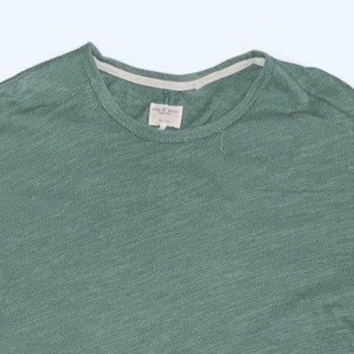 Rag & Bone Sage Green Core Slub Tee T-Shirt Mens XXL 2XL Fits Like XL gallery