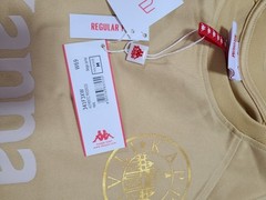 Kappa Authentic Fredrick Man Beige Camel Size Medium New With Tags