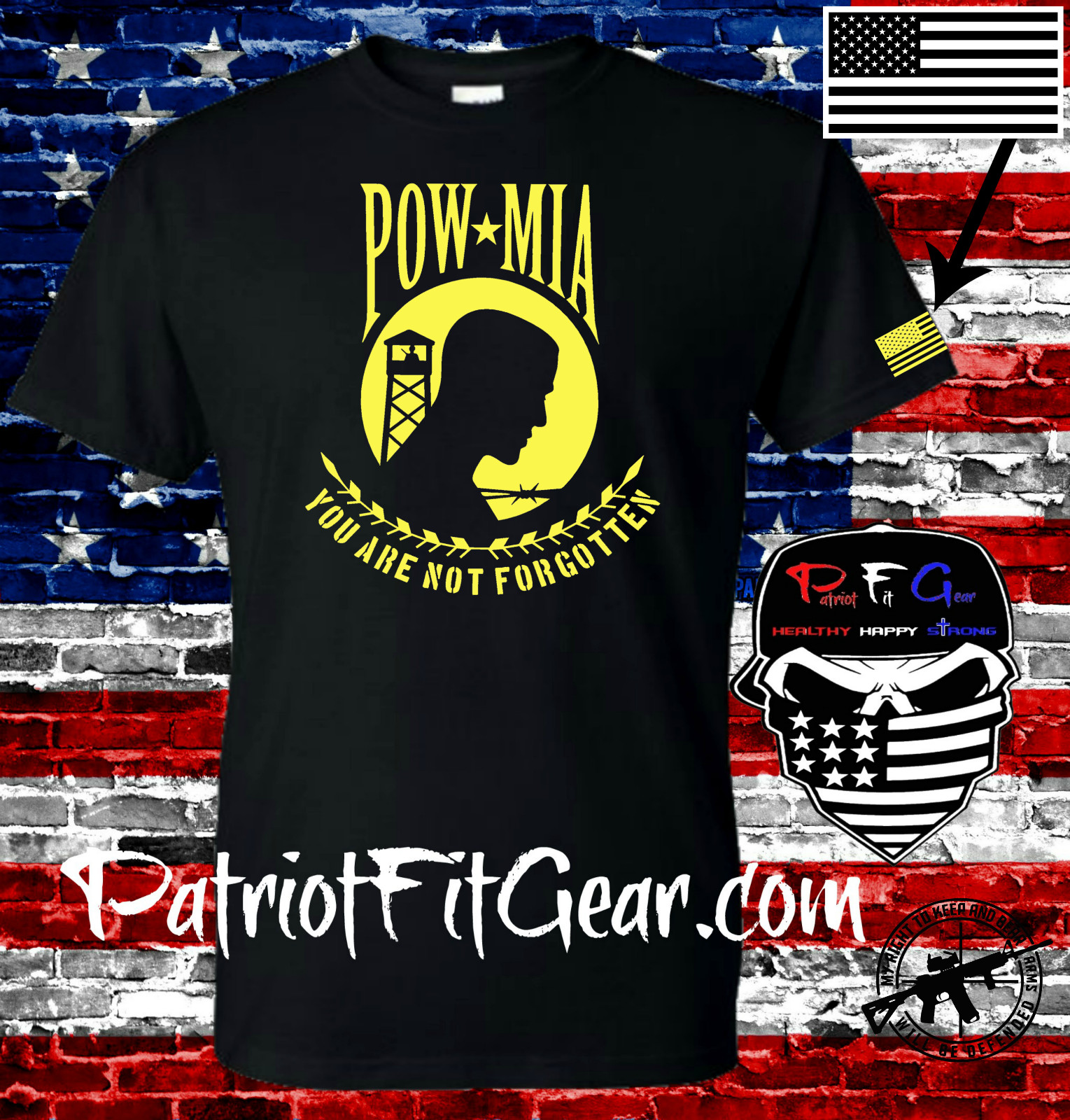 t-shirt,POW MIA,Veterans,ARMY,NAVY,USAF,Military,You Are Not Forgotten gallery