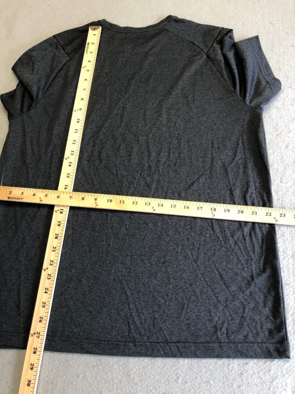 Russell Training Fit T-Shirt Men's Large Gray Activewear Casual Tee gallery