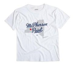 McPherson Point New York NY T-Shirt MAP