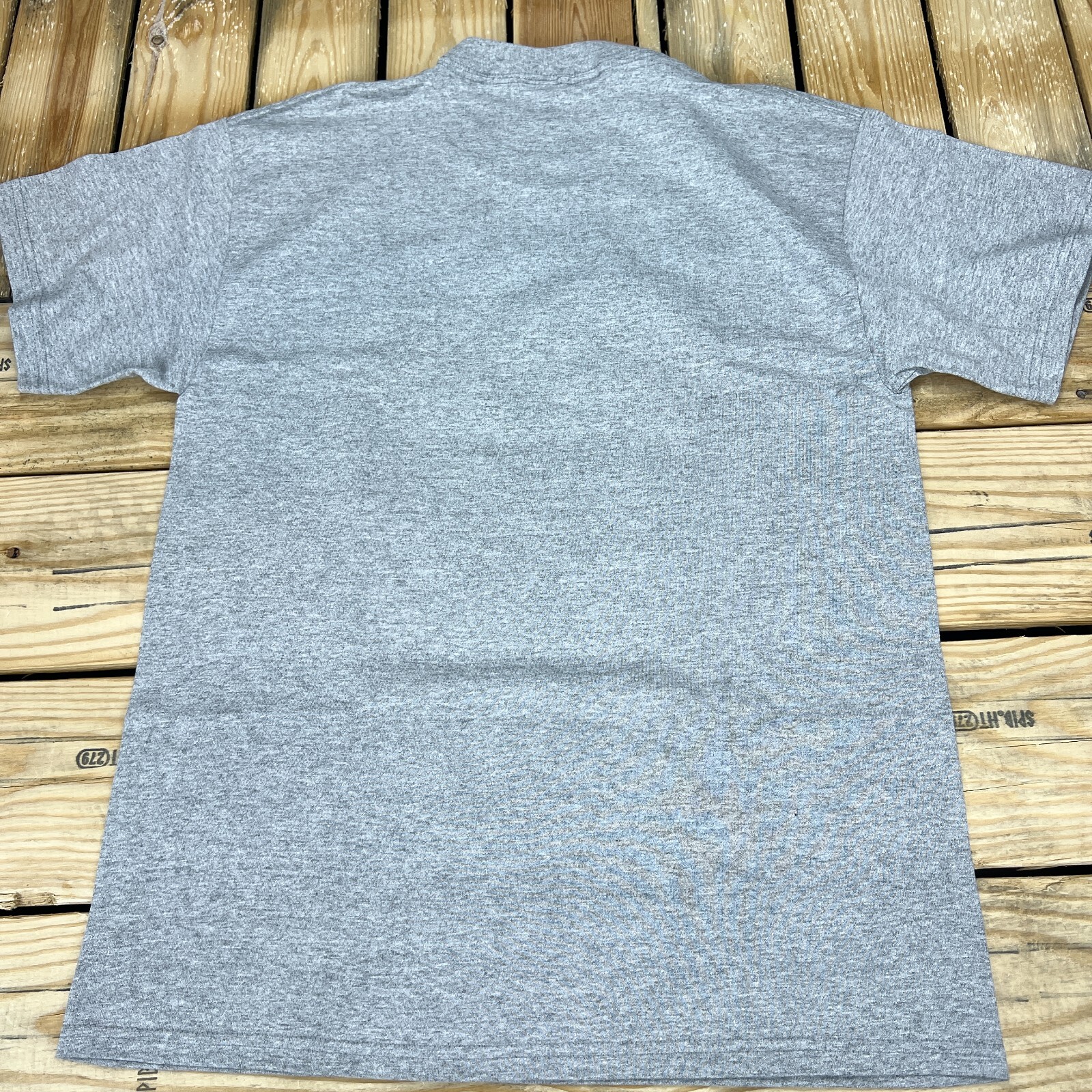 Vtg Y2K New Old Stock 2005 American Dad Flag Gray Graphic T-Shirt Men's Sizes gallery