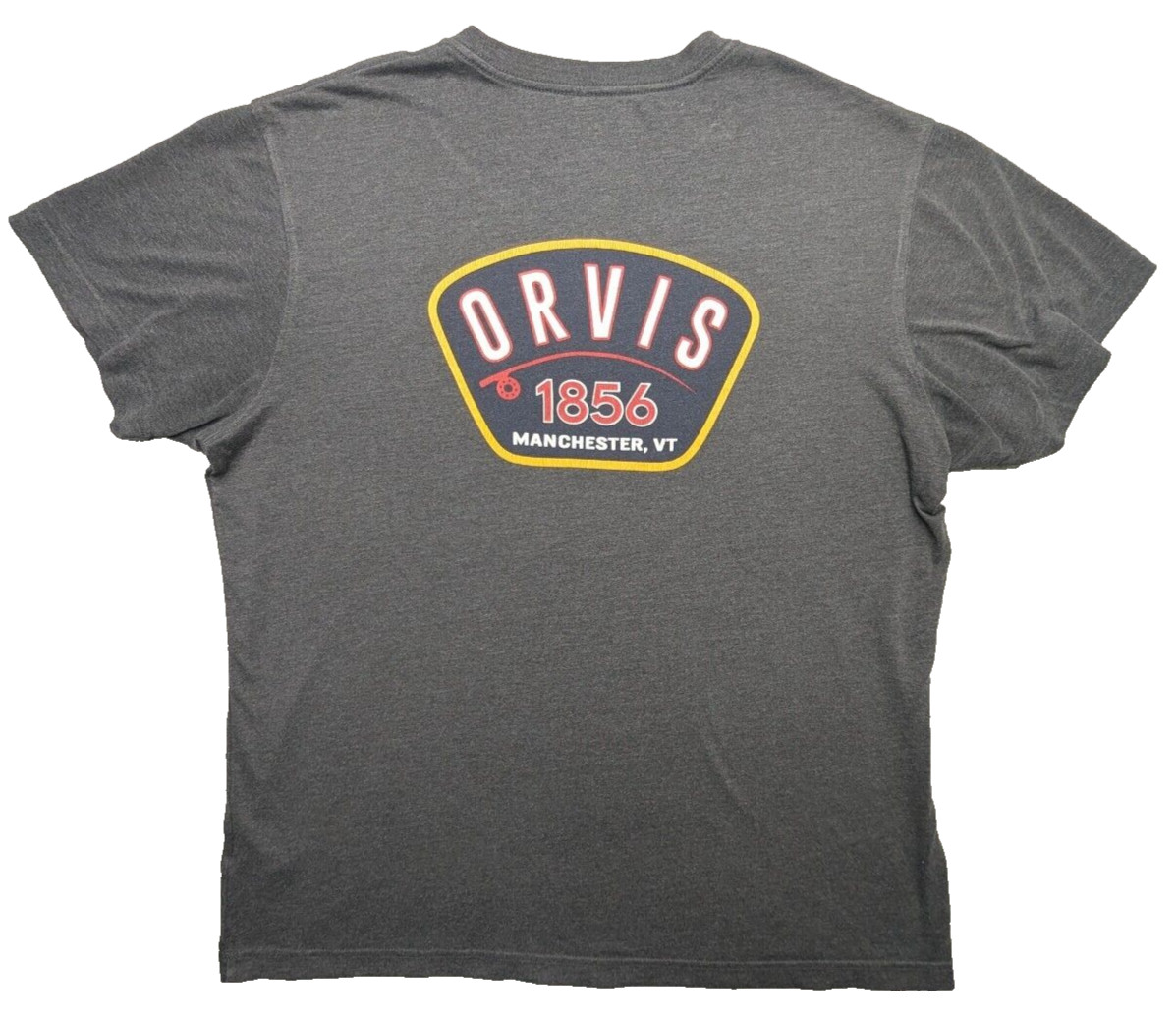 Orvis T-Shirt Mens Large Gray SS Vermont Logo Classic Collection *flaw* gallery