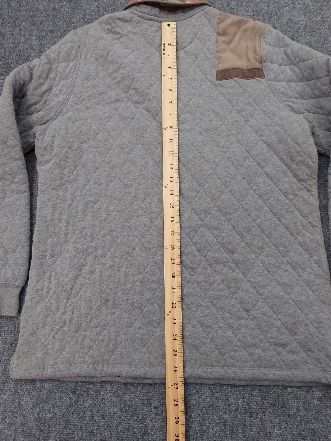 Southern Marsh Shooting Shirt Pullover Mens Large Gray Quilted 1/4 Zip Outdoor gallery