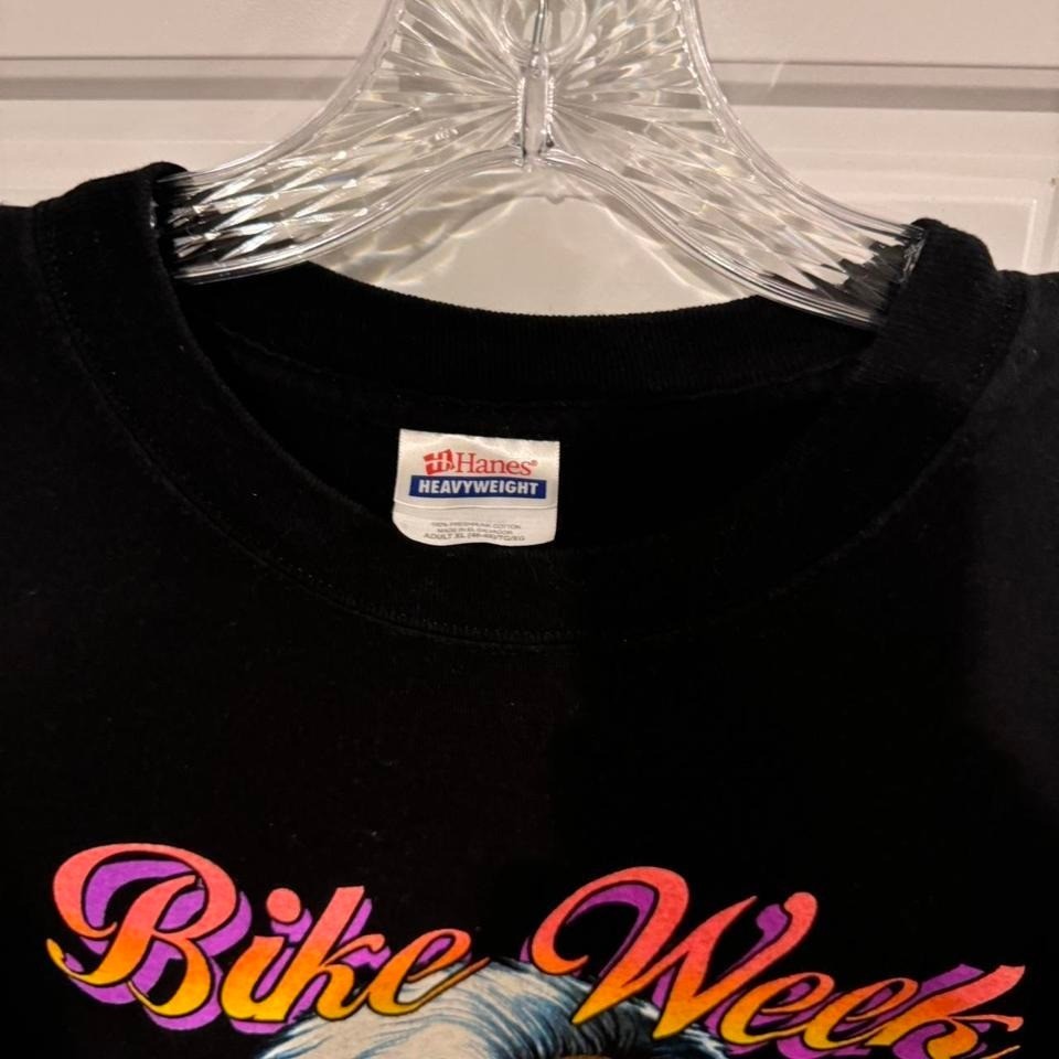 Vintage Daytona Beach Bike Week 2003 Double-Sided Graphic T-Shirt Preshrunk gallery