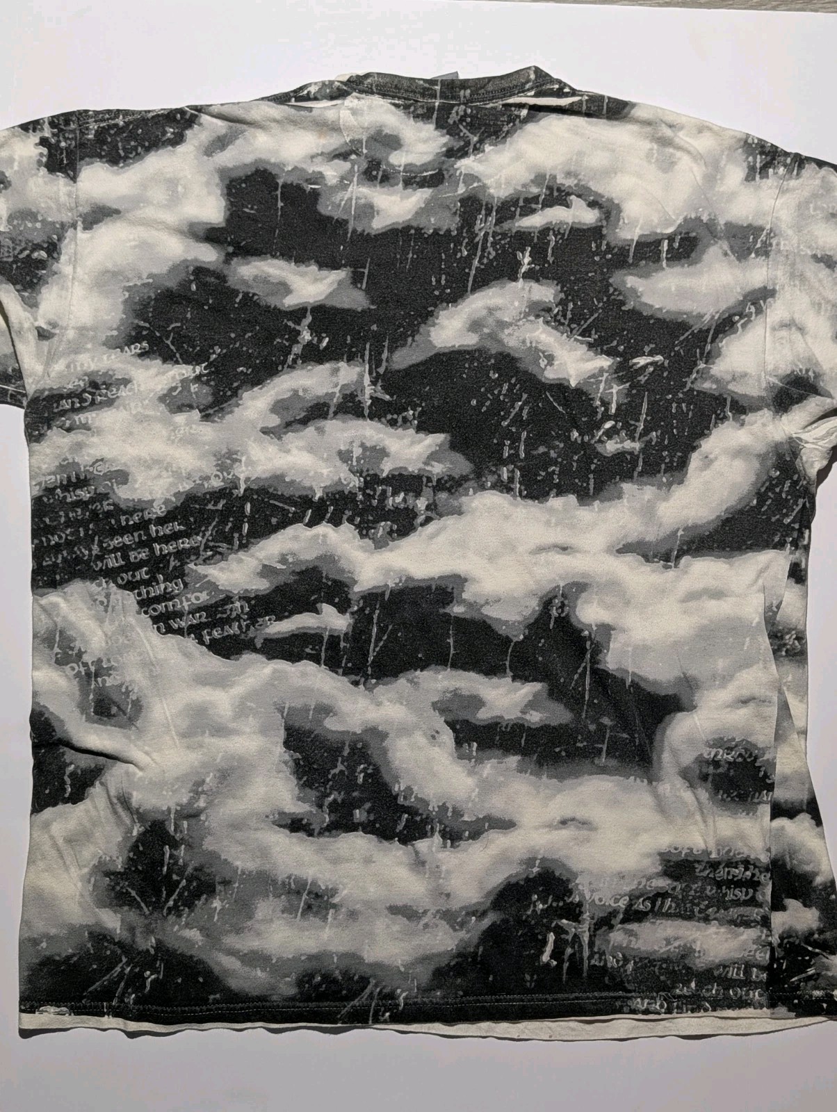 Dominus Men's M Black/White Angel Graphic Crew Neck Short Sleeve 90s-2000 gallery