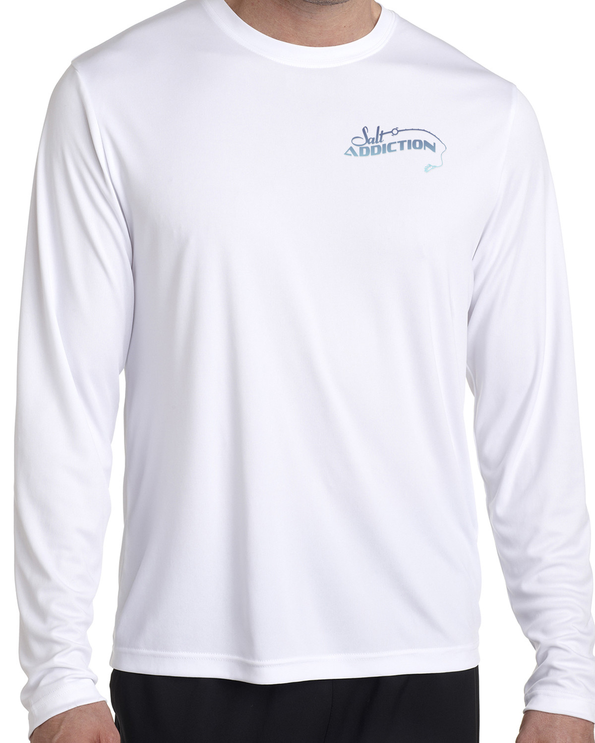 Salt Addiction Saltwater microfiber fishing long sleeve life t shirt 50+ uv UPF gallery