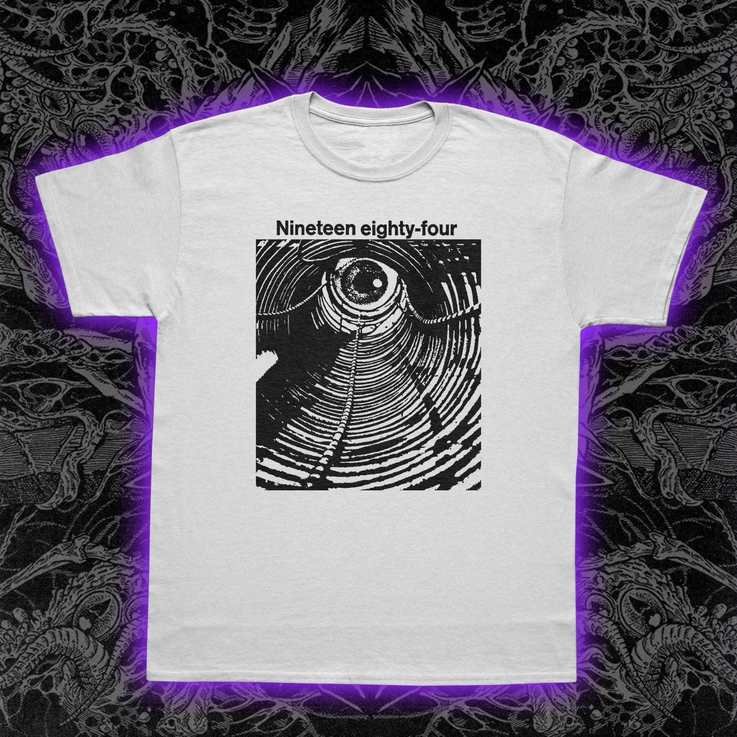 George Orwell 1984 T-Shirt Dystopian Big Brother Totalitarian Political Fiction gallery