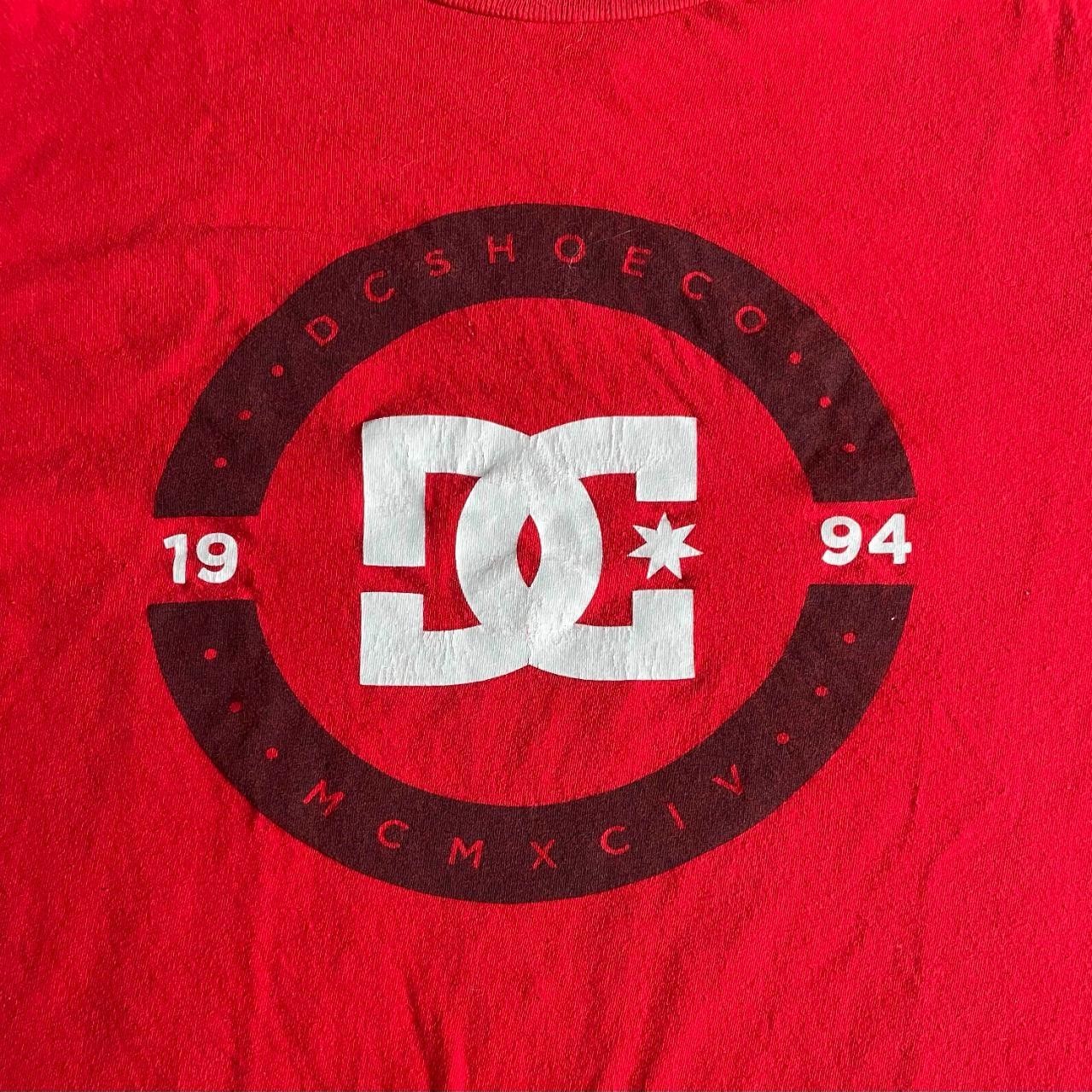 DC Shoes Men's Red T-shirt gallery