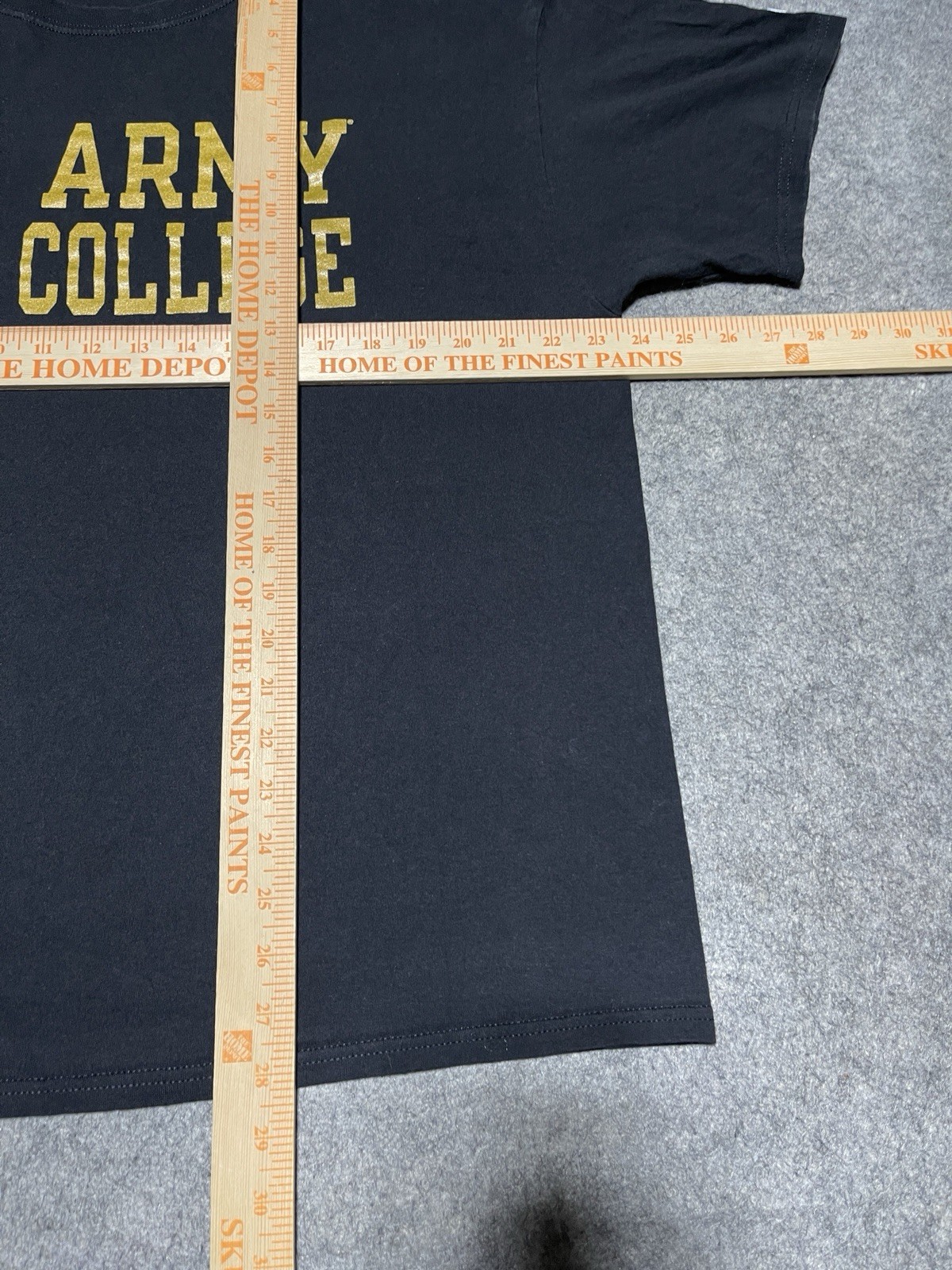 US ARMY Black Champion WAR COLLEGE knights military Prep University XL Shirt Y2K gallery