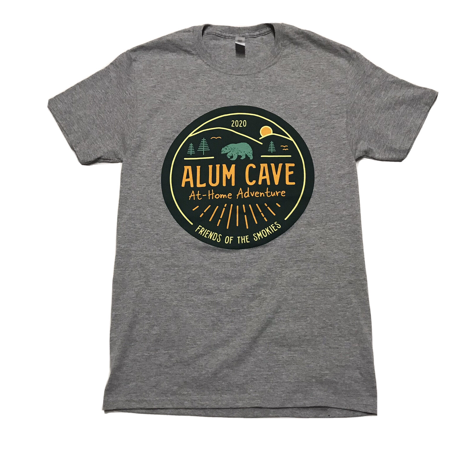2020 Alum Cave At Home Adventure Friends of the Smokies GSMNP T-Shirt Mens Small gallery