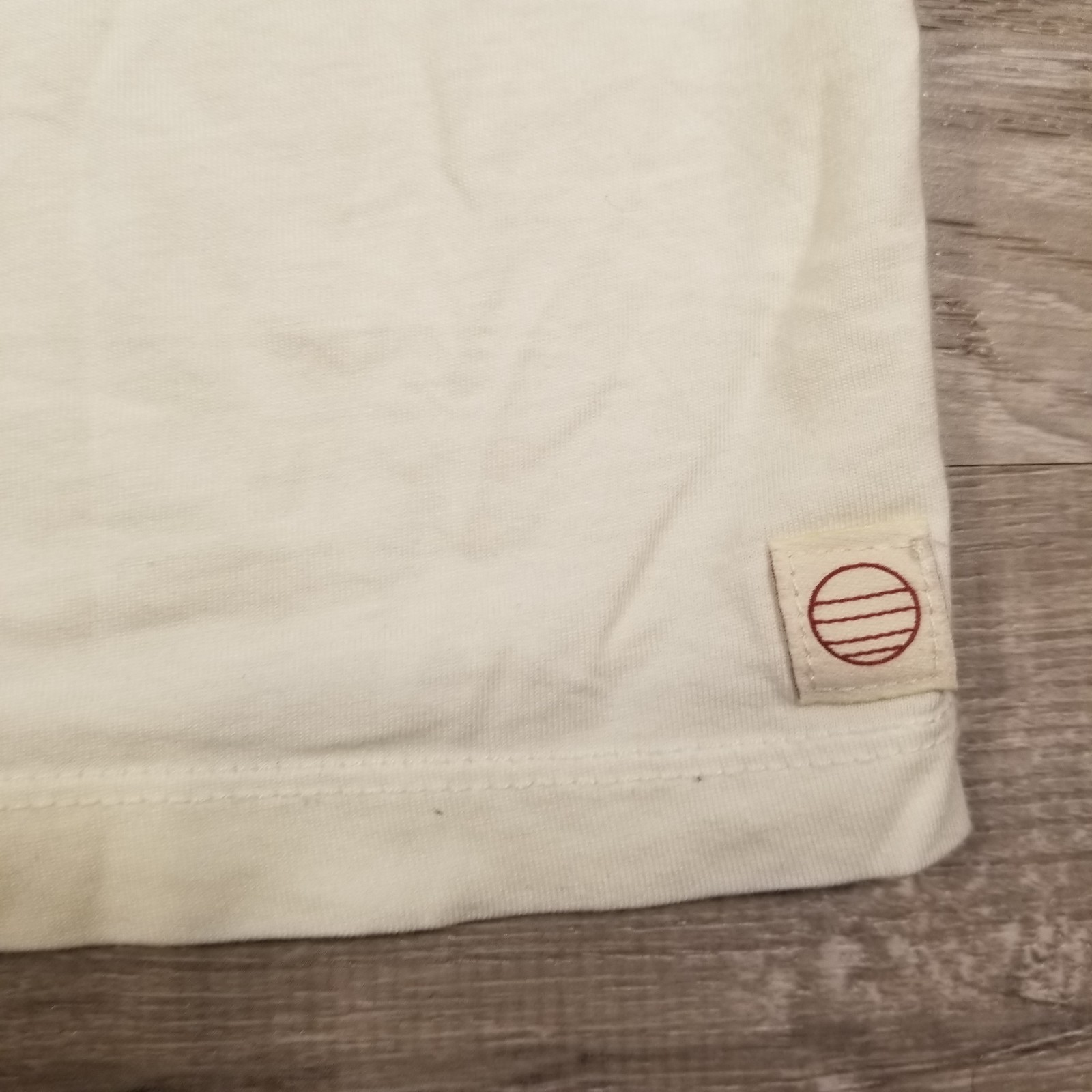 Marine Layer Mens Signature Crew T Shirt Large White Core Large Tencell Cotton gallery