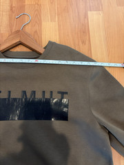 Helmut Lang Men’s Logo Long Sleeve Sweatshirt. Size Large